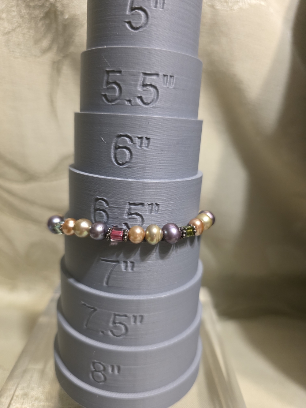 #994 Genuine Multicolor Pearl Bracelet